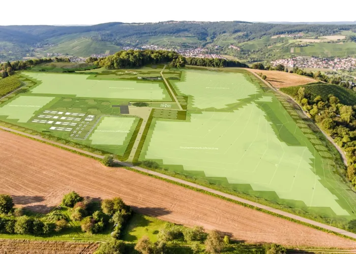Landschaftsplan Solarpark Schönbühl / Ellenrain